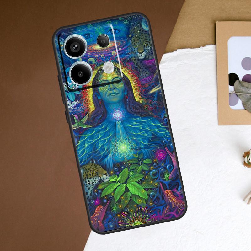 Mandala Chakra Insist Yoga Case For Redmi Note 13 Pro Plus 9 10 11 12 Pro 9S 10S 11S 12S Cover For Redmi 12 C 10C 13C