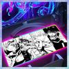 Mouse Pad Negru Anime Jujutsu Kaisen Gamer Mouse Pad Luminescent cu LED Masă de Gaming Deskmat RGB Tastatură Mousepad PC