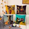 Klassische Cartoon-Kamel-Kissenhülle Komfort Sofa Bett Seidig elegant Versteckter Reißverschluss Dekorative Kissenhülle