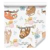 Joyful Wild Animals Wallpaper for Living Room and Bedroom 50x1000