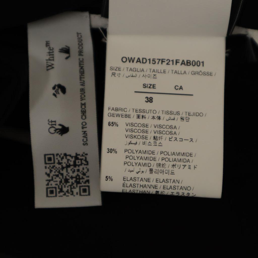 Unused OFF-WHITE Made In Italy Long Sleeve Cut JERSEY NAIL WRAP TOP Tops Women Used