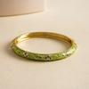 Traditional Vintage Cloisonne Bangle Chinese Women's Hand Bracelet Flower Bangle  Jewelry Gifts