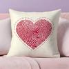 ART H-heart S-shape Pillow Case  Ultra Soft Skin Friendly Fabric Cloud Like Comfort & Concealed Zipper