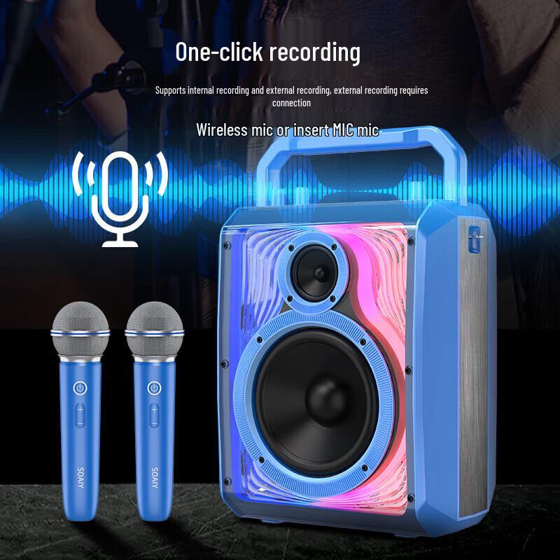 SOAIY K66 PRO Portable Bluetooth Karaoke Speaker