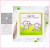 5897 Metal Carbon Steel Square Border Frame DIY Cutting Die Mold - December 2023