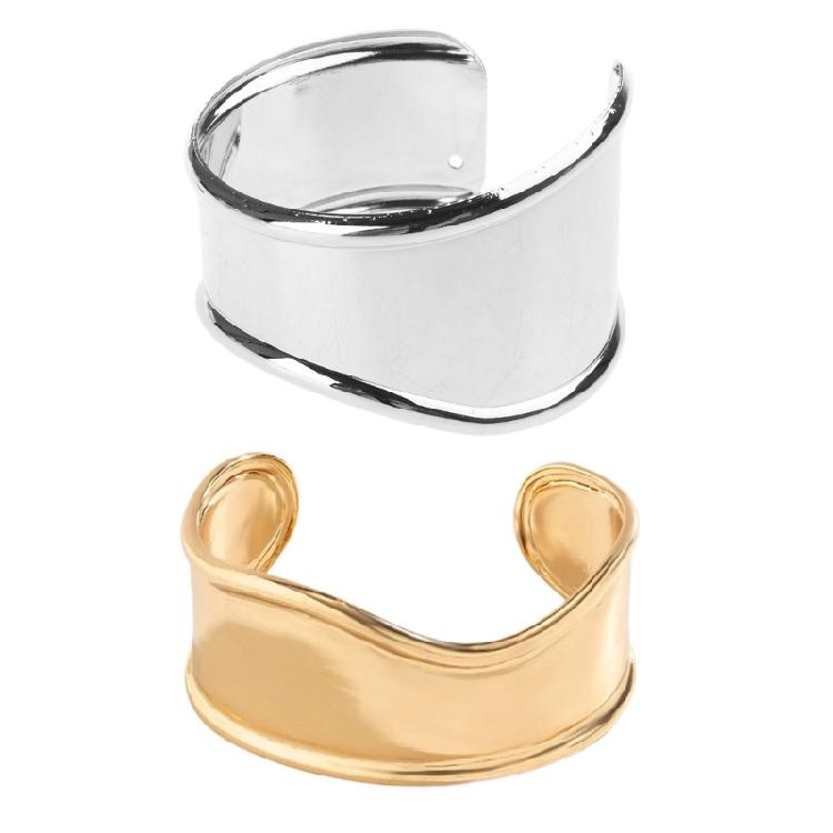 Unique Wide Face Irregular Bracelet Fashion Irregular Wide Opening Bracelet