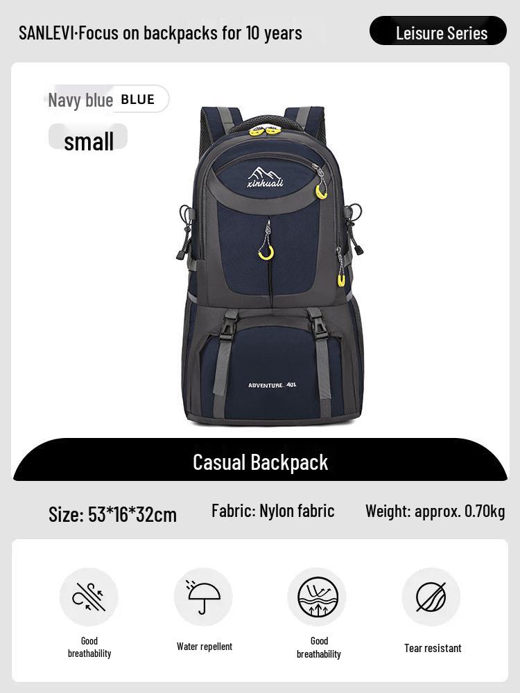 

30L Водонепроницаемый альпинистский рюкзак - Унисекс Легкий уличный дорожный рюкзак, Новый стиль 2025 года, Большая вместимость Default