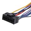 Car Radio Adapter Cable 16pin DIN ISO Socket For JVC Connections