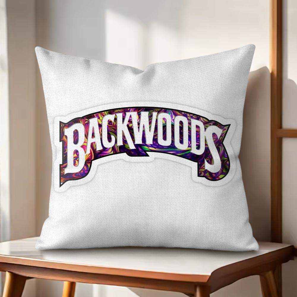 

Bulma BBackwoods Cushion Cover Natural Linen Organic Fabric DoubleSided Printing Couch Pillow Covers Home Decor 30x30cm