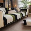 New High-End Sofa Cushion, Universal In All Seasons, Medium And Ancient Style, Straight Row Seat Cushion, Non-Slip Sofa Cover Cover Cloth