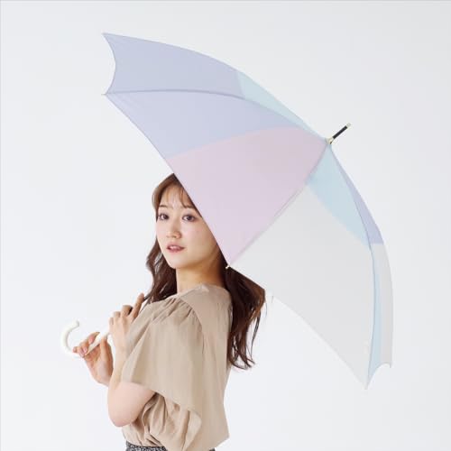 Nifty Colors Long Umbrella, Panel Color Smart Jump, 1709BL