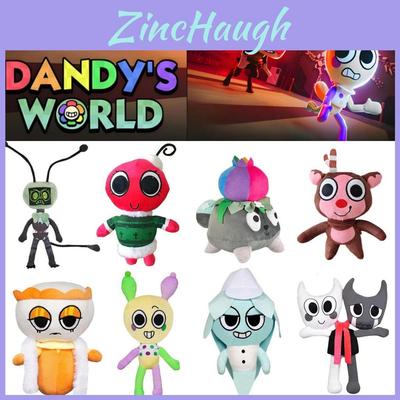 Dandys World Plush Stuffed Animals With Pp Cotton Multicharacter Collectibles For Game Fans And Kids Gifts