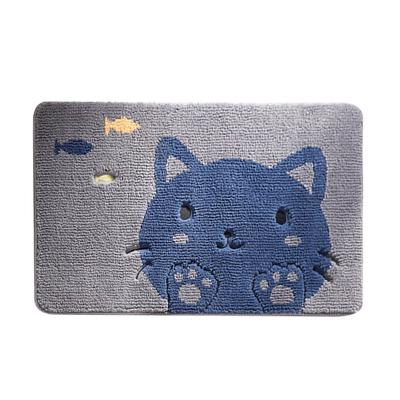 Cartoon Door Mat Door Mat Absorbent Foot Mat Home Door Bathroom Entrance - Mat Carpet