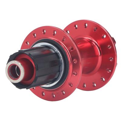 Moyeu arrière de vélo de montagne 32 trous, 4 roulements, 12 x 148 mm, découpe CNC, pour remplacement, rouge