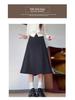 2026 Herbst/Winter High-Waist Kaffee Midi-Rock - Vielseitiger A-Linien-Schnitt mit einem figurschmeichelnden breiten Saumdesign