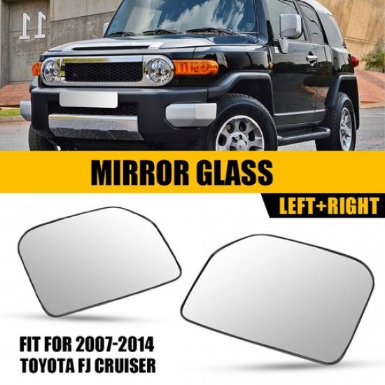 Non-Heated Driver Mirror Side Glass Fits 2007-2014 Toyota FJ Cruiser Left Right