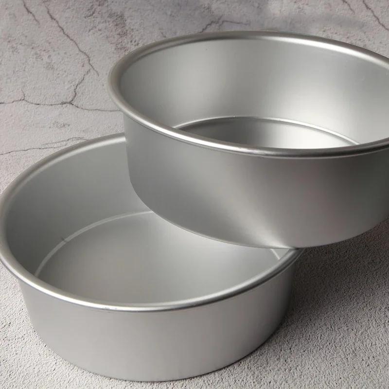 Non-stick Removable Bottom Aluminum Round Baking Mold 1PC Cake Pan Cheesecake Mould Pastry Tool Kitchen Accessories