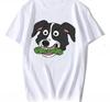 2025Maglietta Cartoon Mr Pickles Donna Morbida Cane Collie Maglietta Girocollo Manica Corta Divertente TV Adulto Costumi da Bagno Adulto Cane Maturo Satana Maligno
