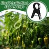 Tomato Trellis Clips 100 Pieces Tomato Cage Garden Orchid Clips Gardening Supplies Climbing Plant Clip Reusable For