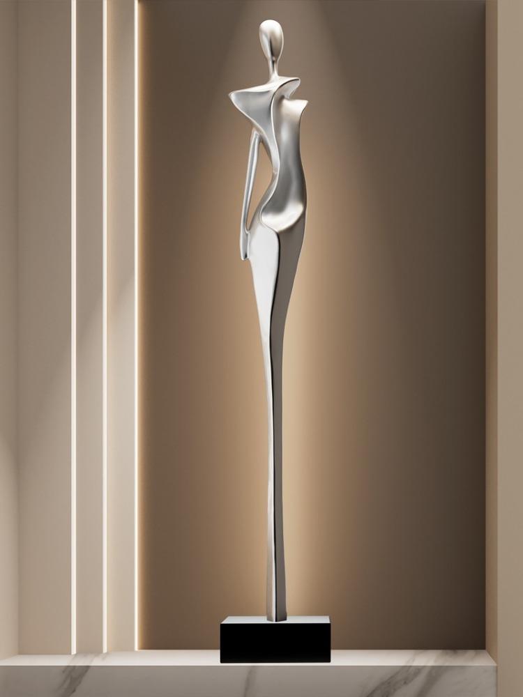 Home Decor Luxury Figure Abstract Art Sculpture Decorations,Vertical High Living Room Entrance,Hotel Statue Decoration Resin