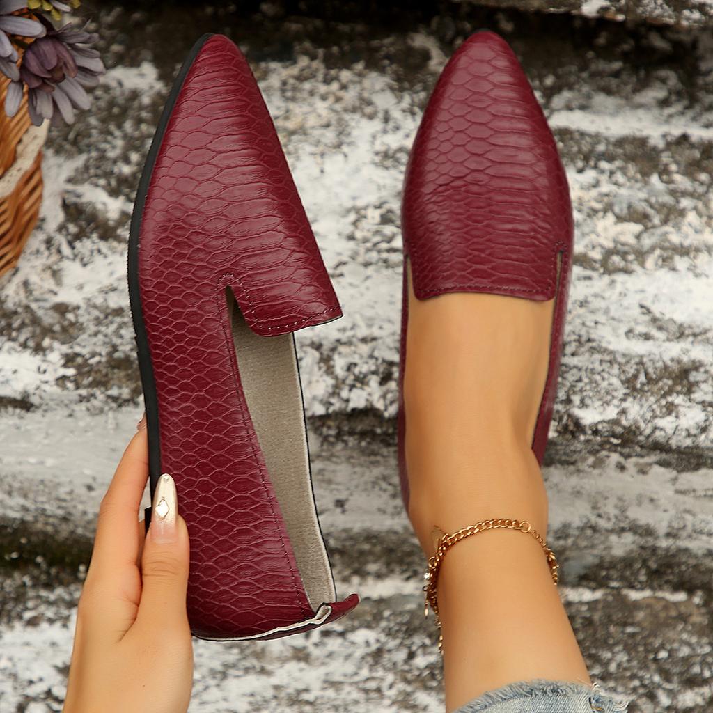 Fashion 2025Women Shoes Spring New Women's Flats Sexy Pointed Slip-on Flats Comfort Soft Solid Pumps Versatile Office Lady Shoes