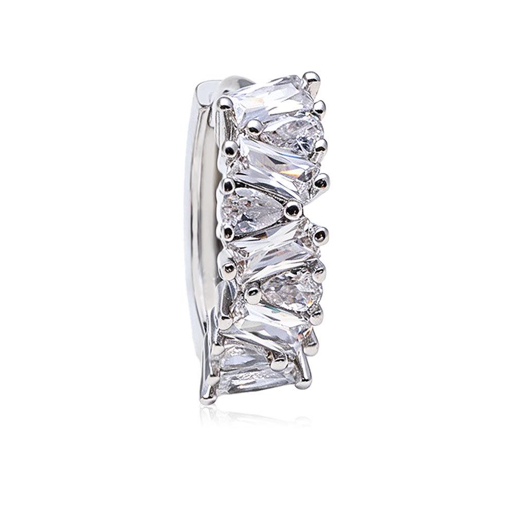 Elegant Zircon Geometric Earrings - European & American Style