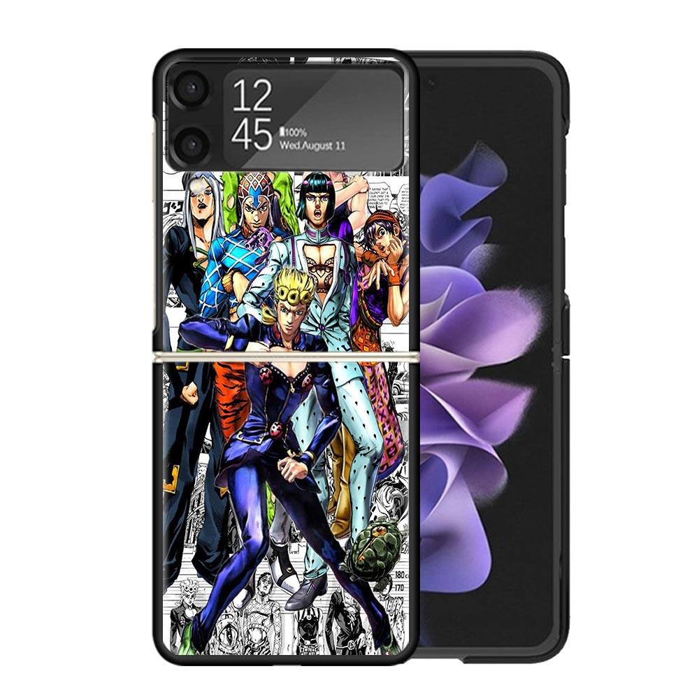 JoJo's Bizarre Adventure Golden Wind Klarsicht-Handyhülle für Samsung Z Flip 7 6 5 4 3 Galaxy ZFlip7 ZFlip6 ZFlip5 ZFlip4 ZFlip3 5G