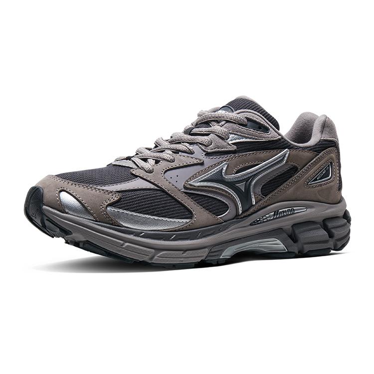 Mizuno LG Premium Retro Trend Non-Slip Wear-Resistant Low-Top Running Shoes Unisex sneaker Storm-Gray D1GH241101