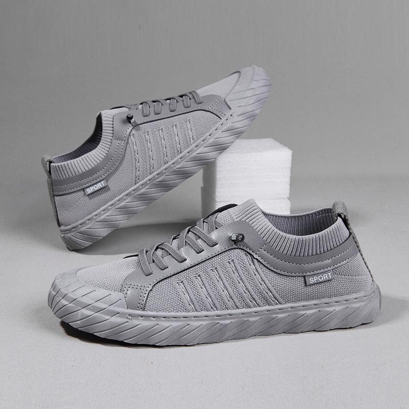 

[] Summer new men s shoes are comfortable and breathable men s fly-woven mesh shoes, casual walking, driving work 39