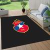 WISLA KRAKOW Flannel Pattern Square Carpet,Area Rug,Carpet Rug for Living Room Bedroom Sofa Playroom Decor,Non-slip Floor Mat