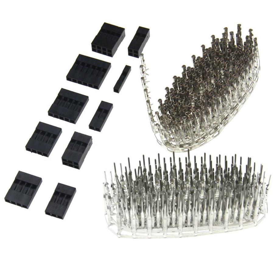 SN01B Terminal Crimping Plier Tool + 620pcs/set Connector 2.54mm Male Female Jumper Header Housing Cable Wire Terminal Connector Crimp Pins