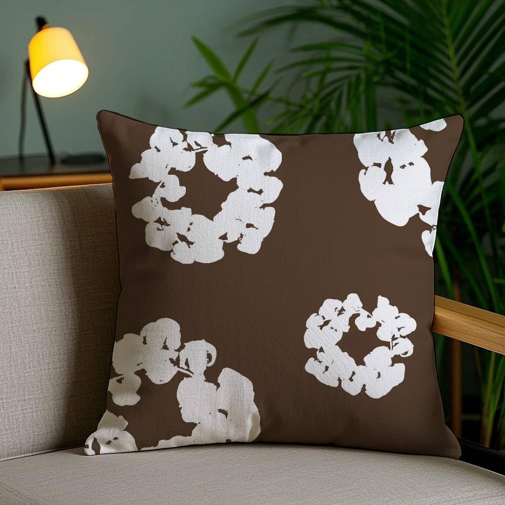 Pillow Case Luxury D-Denims T-Tears Sofa Short Plush Double-Sided Hd Printing Room Home Office Gift Cushion Cover