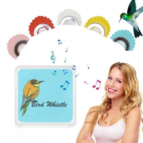 Shnmersy Bird Whistles, 5pcs/10pcs Funny Magic Bird Caller Tongue Whistling Warbler Tongue Whistles Bird Chirps Whistle Toy Noise Maker Toy for Kids a