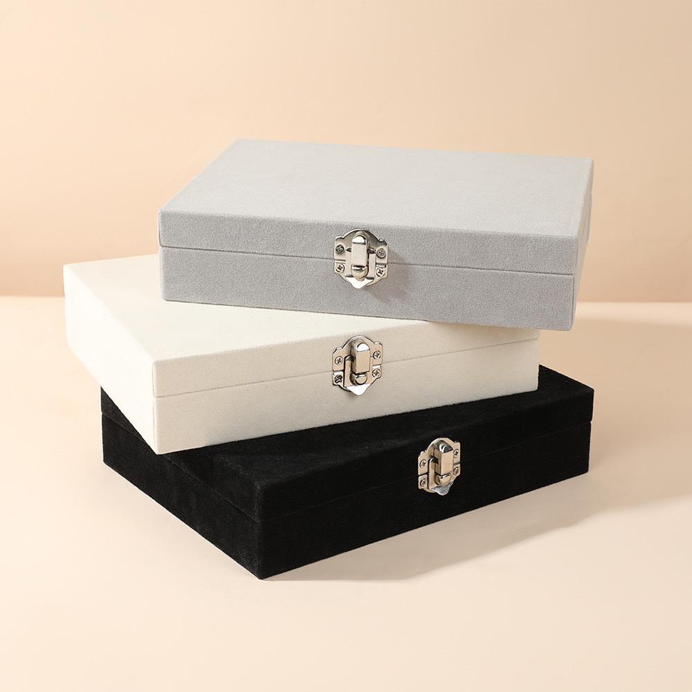 Jewelry Organizer Box With Lock For Necklace Earrings And Bracelets Home Storage Solution