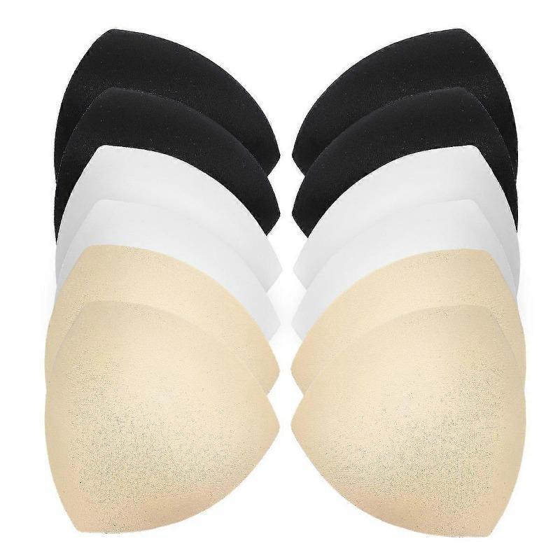 5pairs Removable Triangle Sponge Bra Pads for Women Invisible Insert Swimsuit Bikini Breast Enhancers Chest Cup Pad Accessories