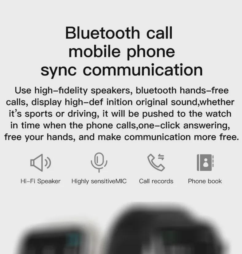 T500+ Smart Watch with Bluetooth Calls & Heart Rate Monitor