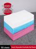 Breathable Disposable Non-Woven Massage Bed Sheets with Face Hole, 100 Count