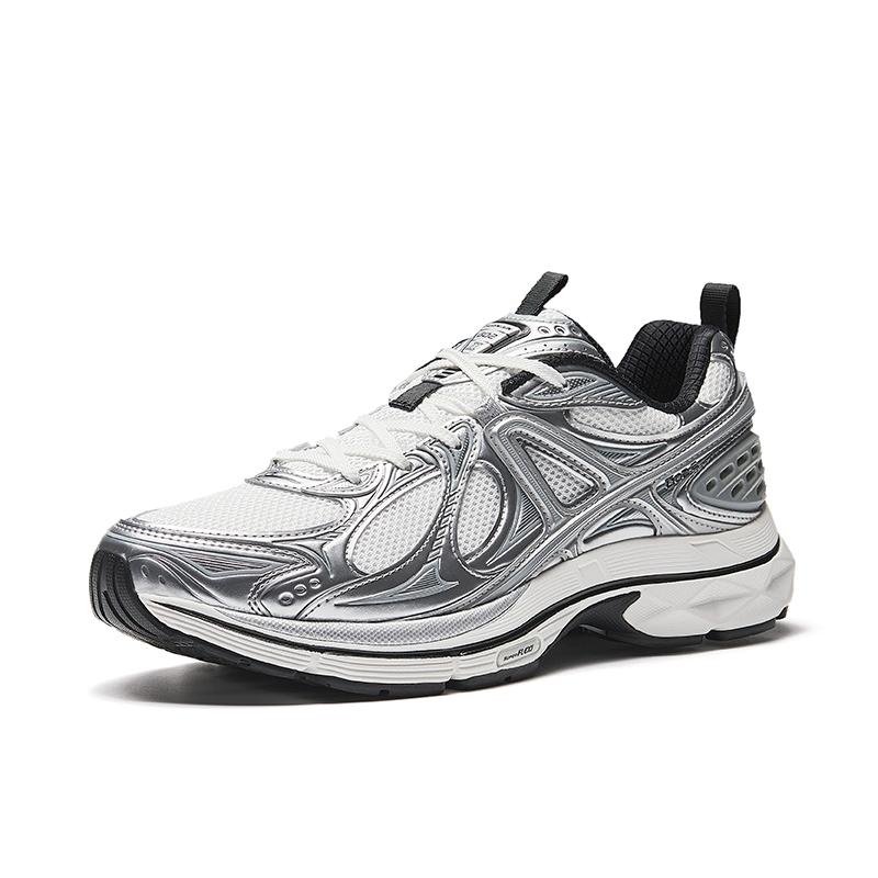 Anta Champion G02.2 Trendy Versatile Non-Slip Breathable Low-Top Casual Shoes Men sneaker Silver 112528803A-3