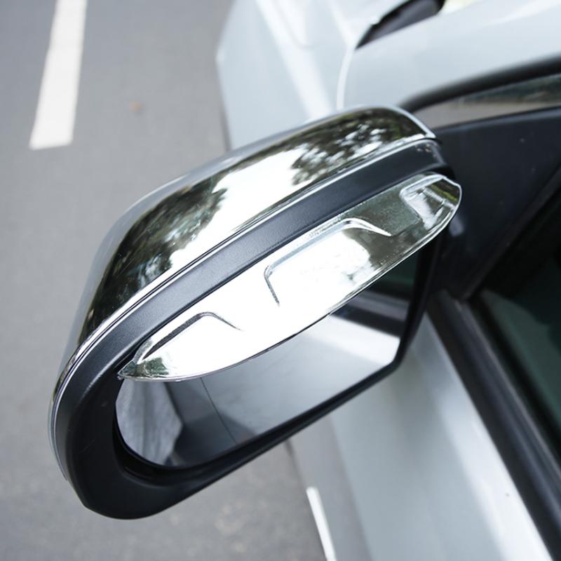 ABS Chrome Car Rearview Mirror Cover Rear View Mirror Trim Sticker for Jeep Compass 2016- 2018 for Jeep Renegade