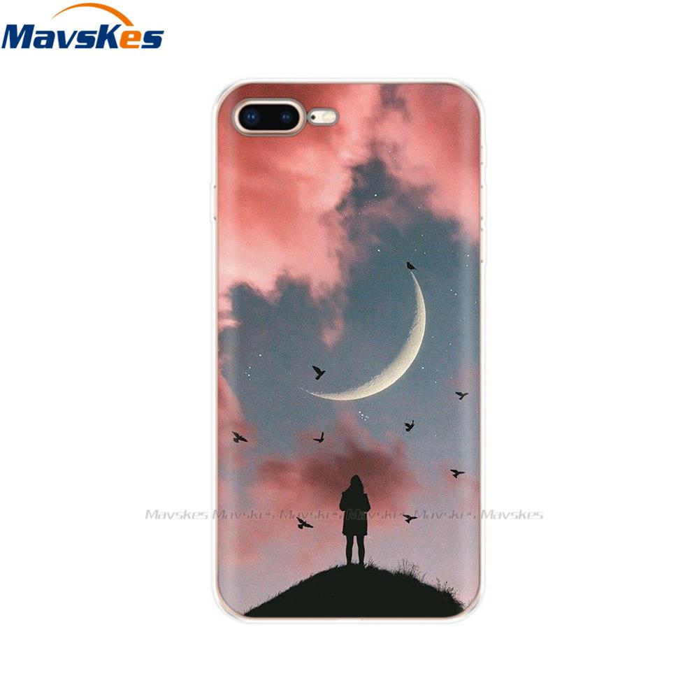 soft Case For iphone 8 plus Cases Cover Silicone Shell Cover For Apple iPhone 6s 6 plus 7plus Funda coque etui bumper colorful