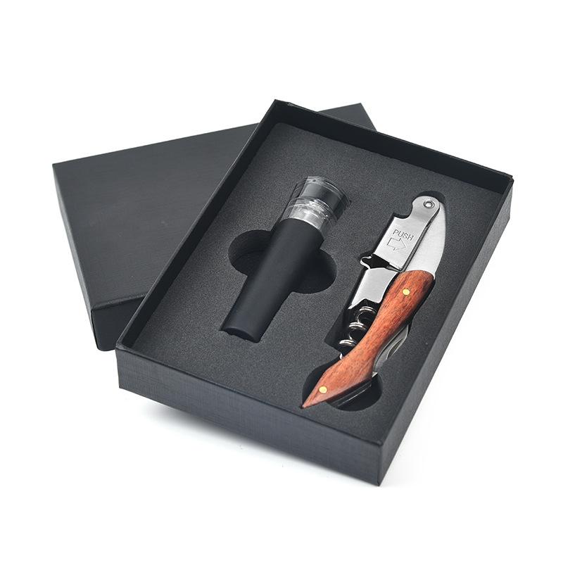 Stainless Steel Multi-functional Red Wine Corkscrew Opener Set