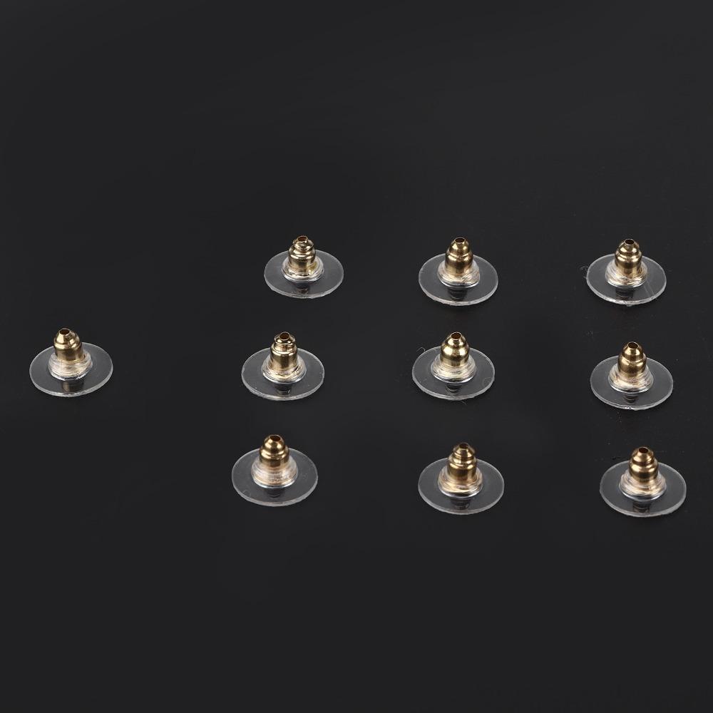 200pcs Transparent Earring Backs Silicone Earring Backs Rubber Earring Stoppers Replacement Kits