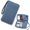 MDNGMDNG Women's RFID Blocking Leather Passport Wallet