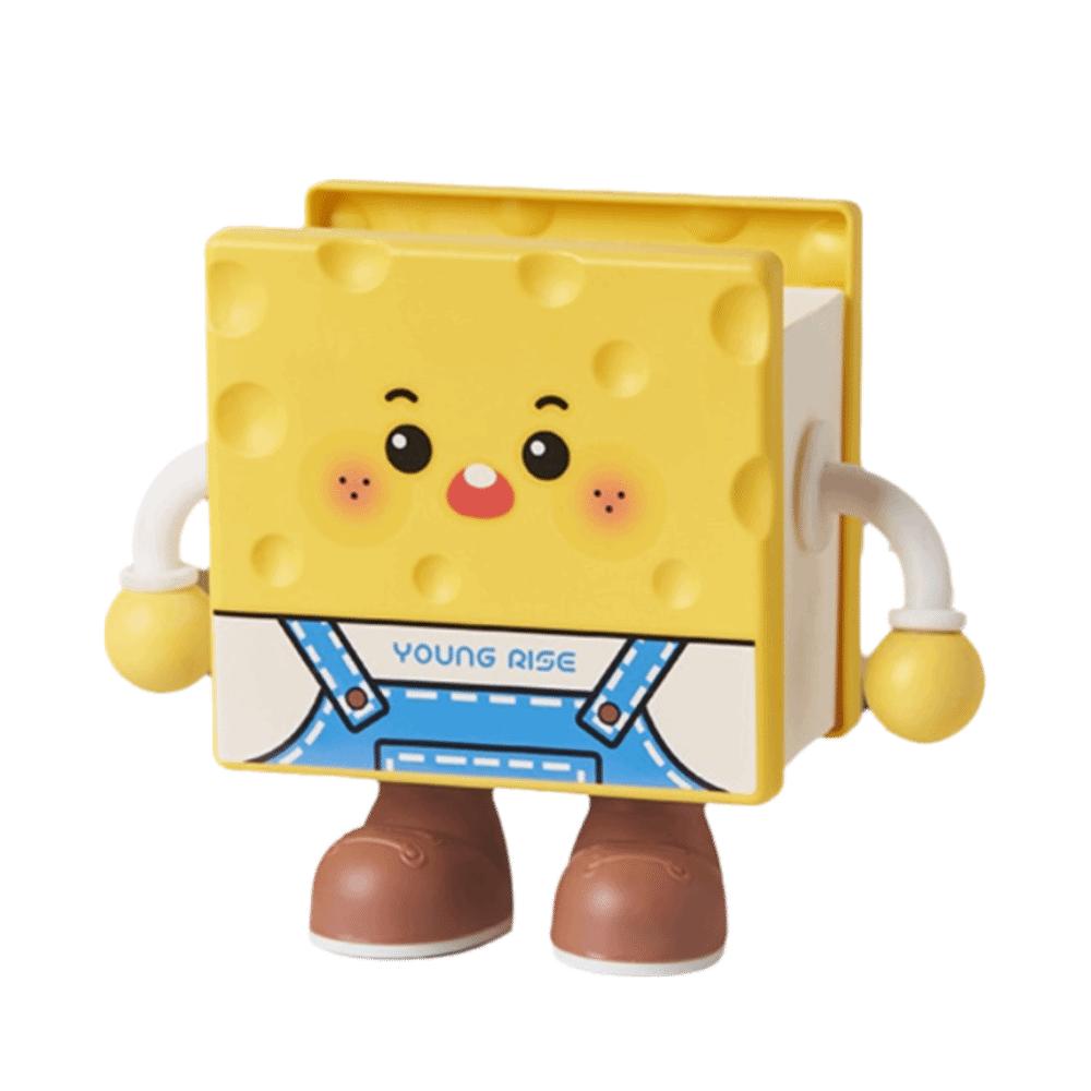 Durable Plastic Pen Container Biscuit Design Desktop Organizer Storage Bucket  Office Style 3