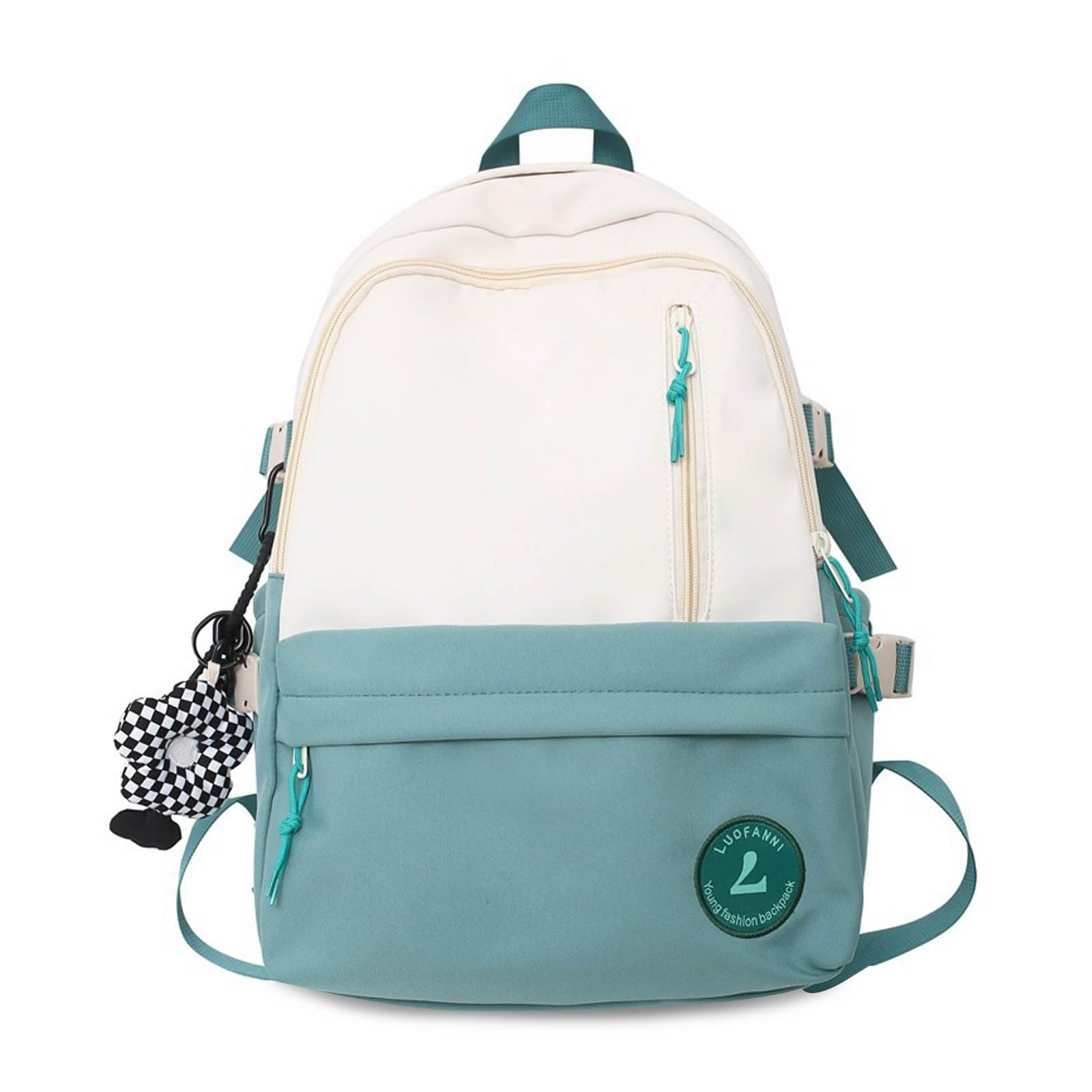 

FANDARE Women s Backpack, Simple Design, Large Capacity, A4 Size, 15.6-inch Laptop Storage, Cute Design, Perfect for School, High School, Commuting,