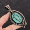 Malachite Pendant Copper Wire Wrapped Pendant High Quality Gemstone Pendant Handmade Amazing Pendant Copper Wire Wrap Jewelry Gift For Women