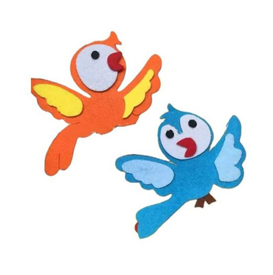 Kindergarten Classroom Non-woven Animals & Flowers Window Decoration for Children's Day