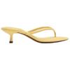 Zara Fashionable Open-Toe Anti-Rubbing Flip-Flops Women Footwear Yellow 2805610300