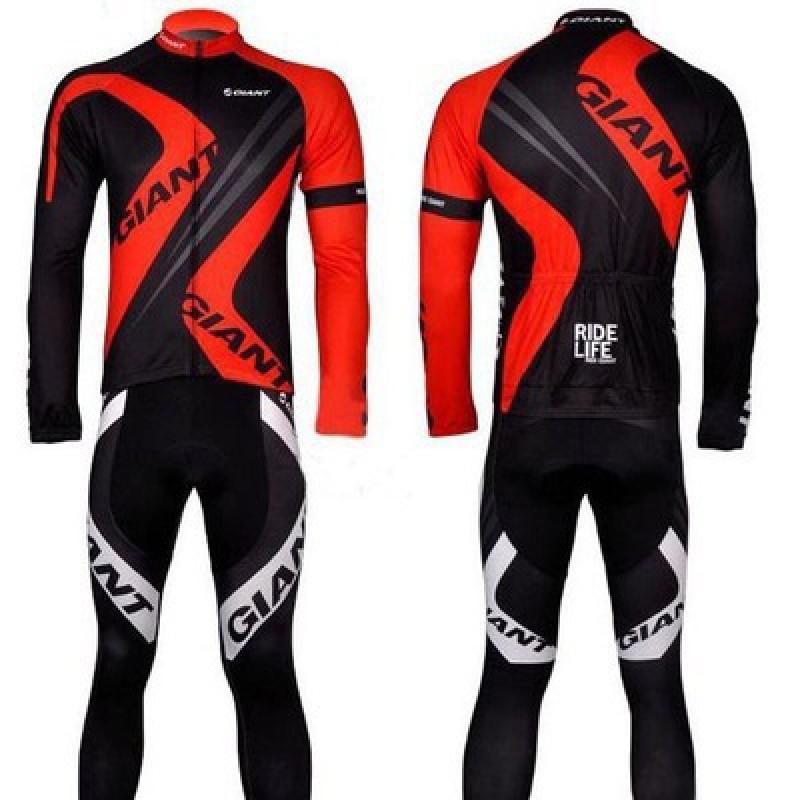 Quick-Dry Long Sleeve Cycling Jersey Set Men Women Road Bike Riding Gear