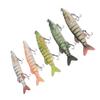 5Pcs Fishing Gears Lifelike Multi Jointed Hard Bait Swimbait Fishing Lures for Freshwater Saltwater Fishing